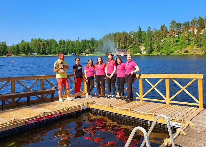 Кемпинг Mansikkaharju Camp Леппявирта