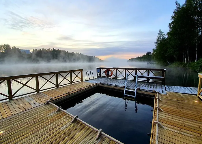 营地 曼斯卡哈约假日露营地 Leppävirta